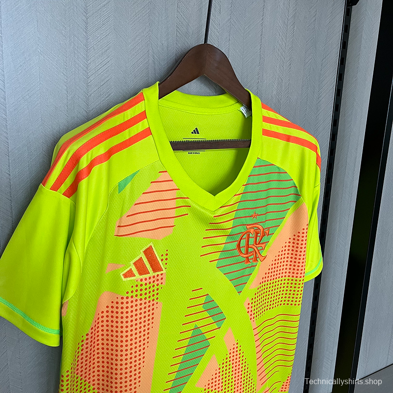 25/26 Flamengo Goalkeeper Fluorescent Green Jersey S-XXXXL