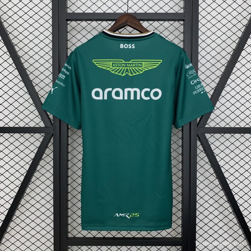 2025 F1 Formula Aston Martin Green T-Shirt