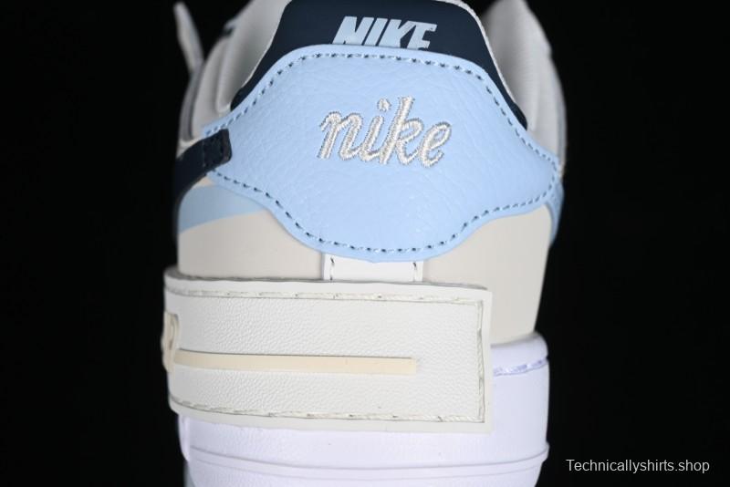 Nike Air Force 1 Shadow Lightweight Elevated Low-Top Versatile Sneakers - DZ1847-107