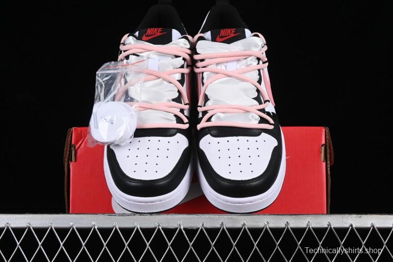 Nike Court Borough Low 2 Sneakers in Cool Blackberry with Sweet & Spicy Design - BQ5448-110