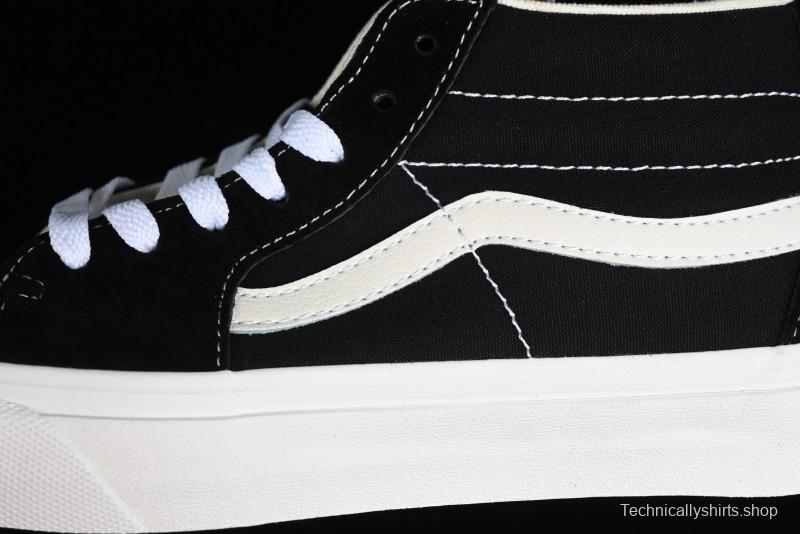 Vans SK8-Hi VR3 Eco-Friendly Black & White Mid-Top Classic Casual Canvas Shoes - VN0A4UWIVNE