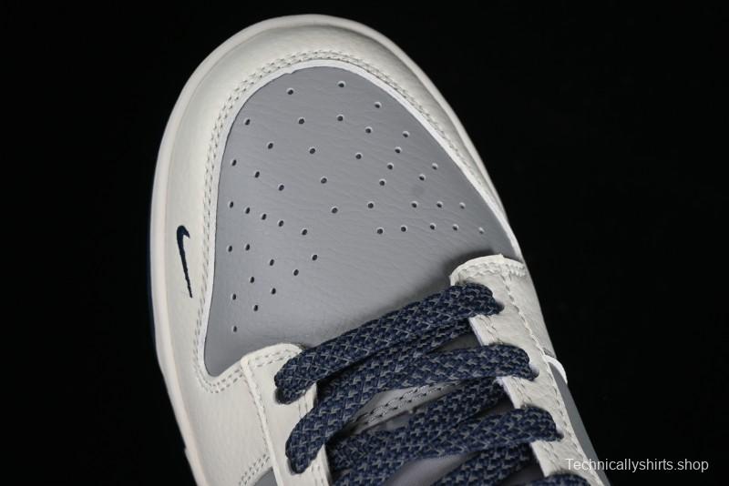 Nike SB Dunk Low BAPE Collaboration - Light Blue Grey Anniversary High-End Custom Low-Top Casual Skate Shoes - BB8969-001