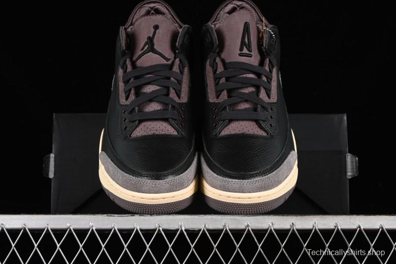 Nike A Ma Maniere x Air Jordan 3 Retro Black Sneakers - FZ4811-001