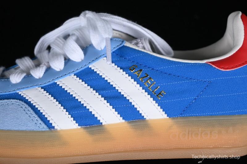 Adidas Originals Gazelle Indoor IF9643 Retro Casual Low-Top Skateboard Shoes with Anti-Slip and Wear-Resistant Sole