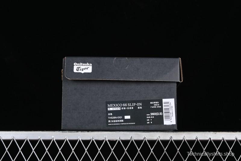 Onitsuka Tiger Mexico 66 Low-Top Canvas Casual Running Shoes - TH528N-0101