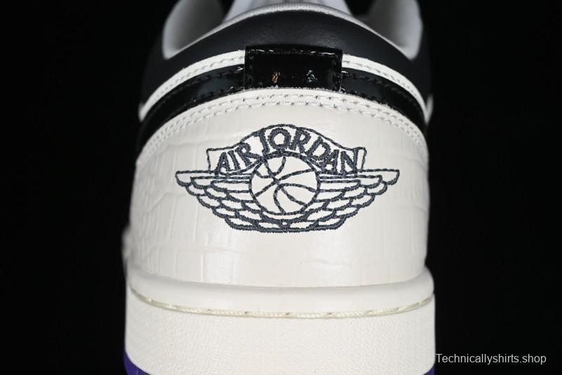 Nike Air Jordan 1 Low "Purple" Casual Sneakers - HF5759-101