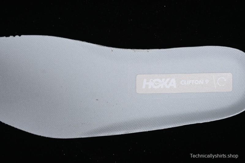 HOKA ONE ONE CLIFTON 9 Running Shoes with Lightweight Knit Mesh and Enhanced Cushioning - 1127895 NCWT