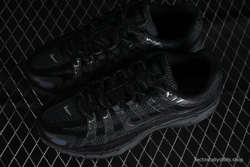 Nike P-6000 PRM Retro Casual Sneakers with Vintage Running Shoe Design - FQ8732-010
