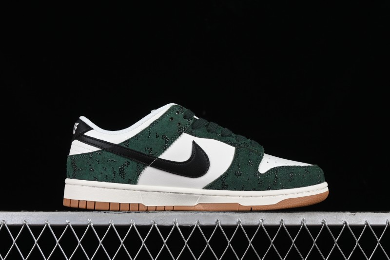Nike Dunk Low Green Snake SB Low-Top Casual Skate Shoes - FQ8893-397