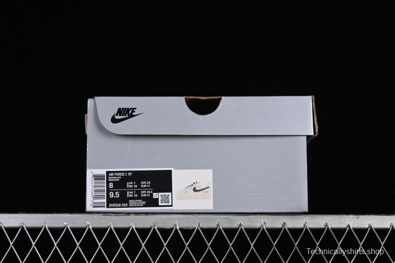 Nike Air Force 1 '07 Low Custom Cappuccino Anime-Themed Spray-Painted Casual Sneakers with Strap - ZH0316-019