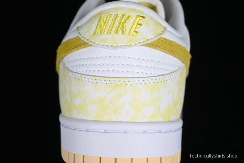 Nike SB Dunk Low Premium Yellow White SB Shattered Backboard Fashion Casual Skate Shoes - DM9467-700