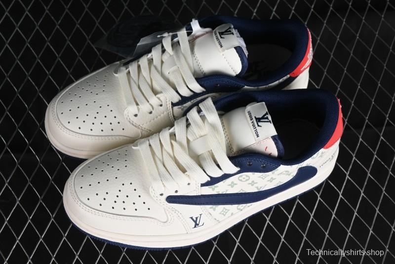 Nike Air Jordan 1 Low OG SP Travis Scott x Fragment Design Collaboration Sneakers - LJ5188-002