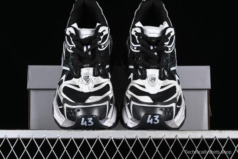 Balenciaga Runner Kith Four Color Retro Casual Sneakers - W3RXP0213