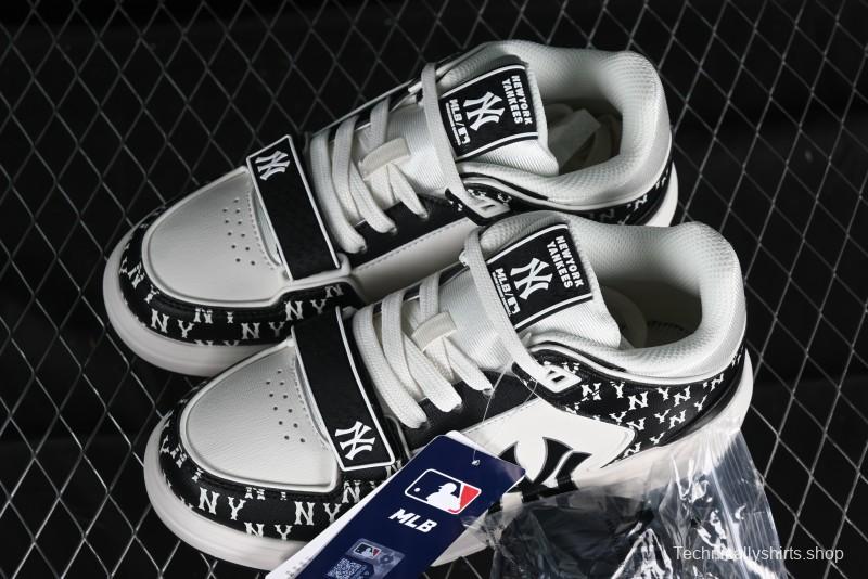 MLB Chunky Liner New York Yankees Hook & Loop Lightweight Platform Sneakers with 6cm Height Increase - 3ASXLM13N50BKS