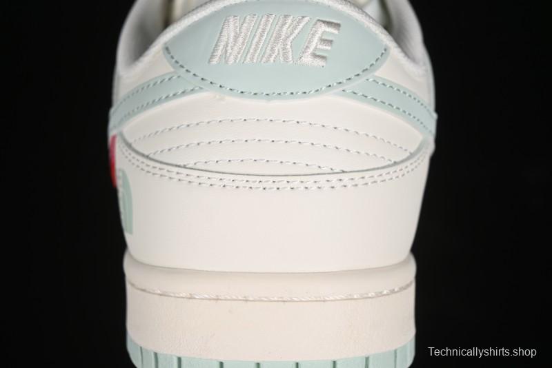 Nike SB Dunk Low The North Face Supreme Collaboration - Bamboo Green Anniversary Custom Low-Top Casual Skate Shoes - XX2025-658