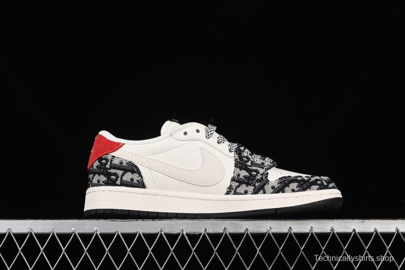 Nike Travis Scott x Fragment Design x Air Jordan 1 Low OG SP AJ1 - XY2688-108