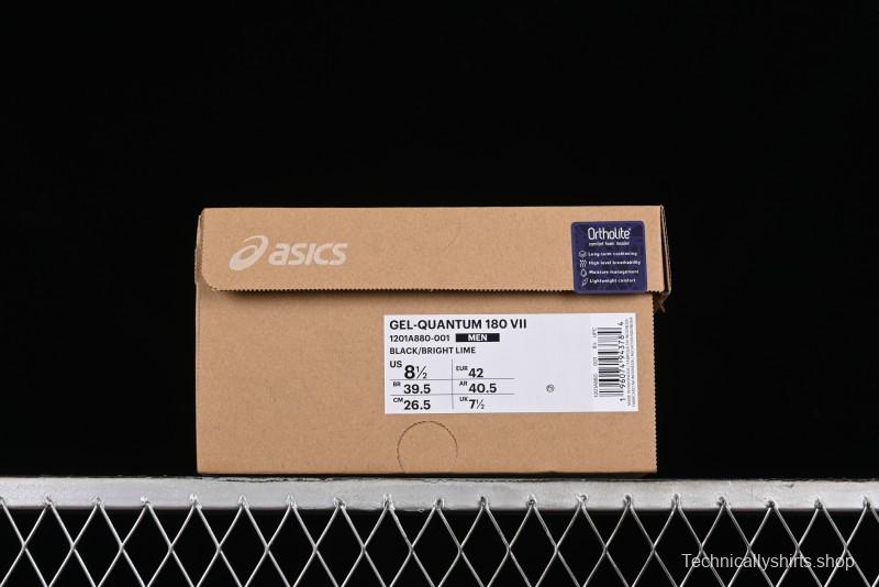 Asics Gel-Quantum 180 VII Retro Breathable Casual Shoes with Cushioning for Men - 1201A880-001