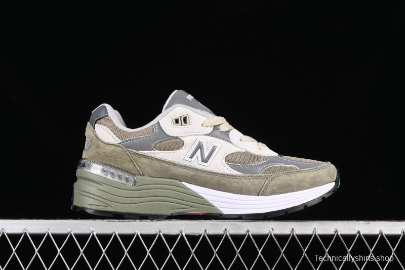 New Balance Made In USA M992 Series Classic Retro Casual Running Shoes - M992WT