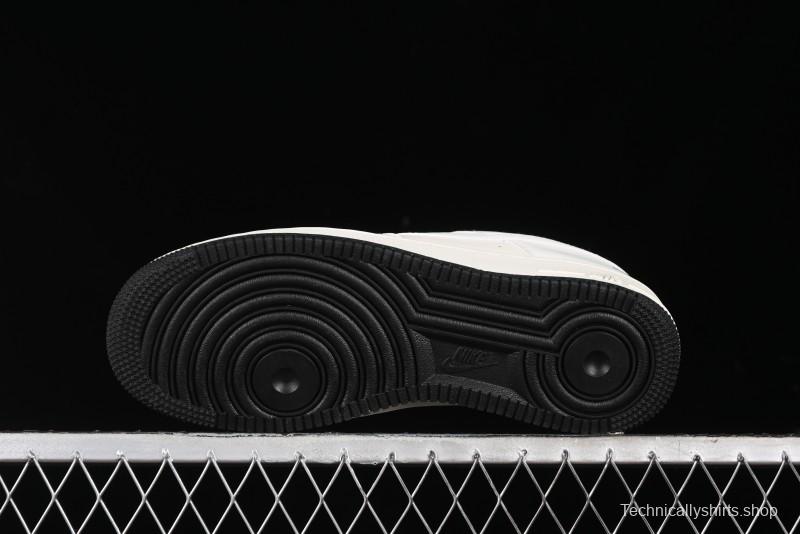 Nike Air Force 1 '07 Low Bape Collaboration - Black Beige Starry Sky Low Top Casual Sneakers - FG6688-103