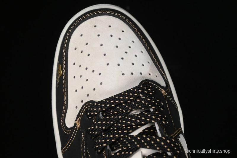 Nike Travis Scott x Fragment Design x Air Jordan 1 Low OG SP AJ1 Black Wukong Collaboration - CH6336-012