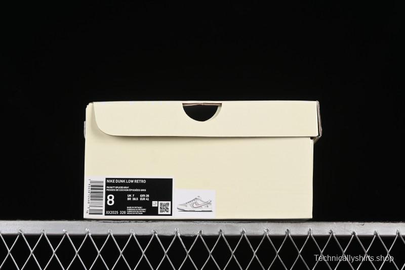 Nike SB Dunk Low The North Face Collaboration - Cement Grey Pig Anniversary High-End Custom Low-Top Casual Skate Shoes - XX2025-326