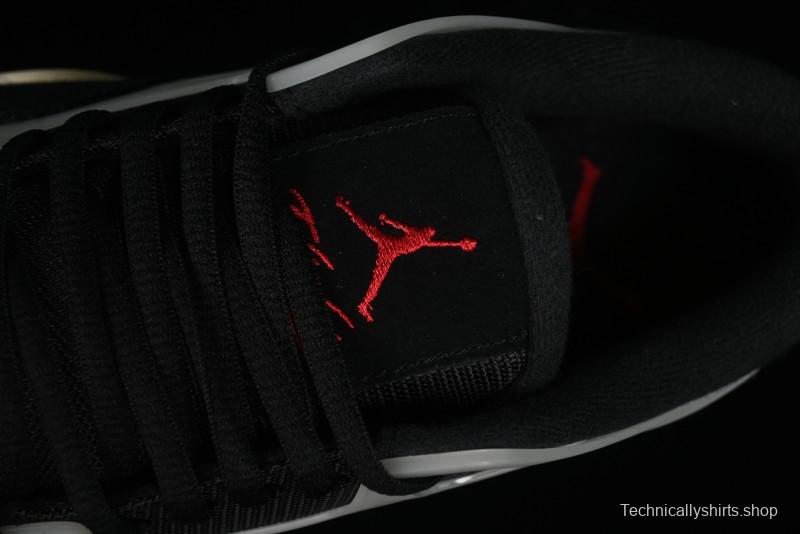 Nike Air Jordan 4 Remastered Sneakers in Black with Textile Mesh, Leather and Suede - FQ7939-006