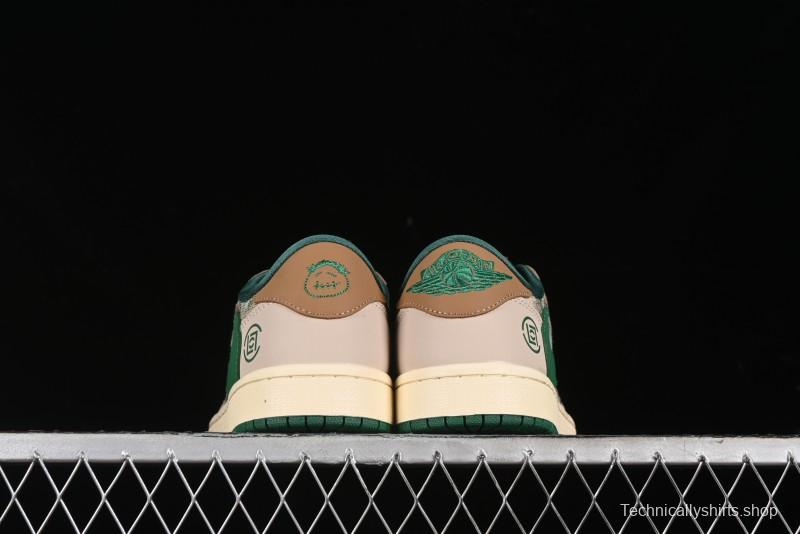 Nike Travis Scott x Fragment Design x Air Jordan 1 Low OG SP AJ1 Retro Sneakers - JH6088-611