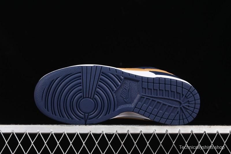 Nike Dunk Low SB Skateboarding Shoes in Black/White/Gold Colorway - FB9109-111