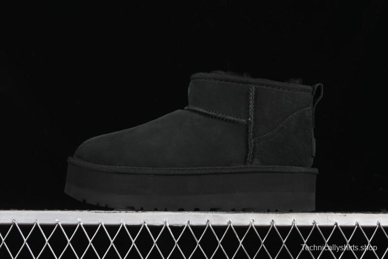 UGG Classic Ultra Mini Platform 3CM Wool Blend Mini Short Boots - 1135092