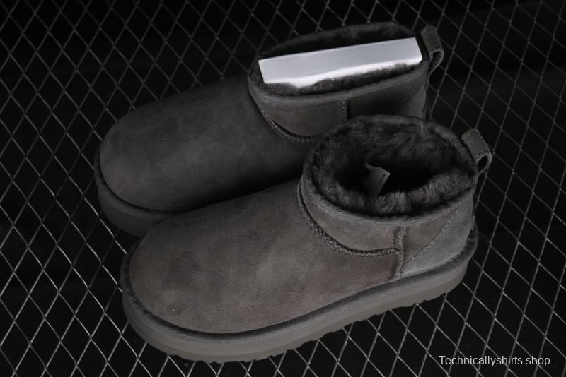 UGG Classic Ultra Mini Platform 3CM Wool Blend Mini Short Boots - 1135092