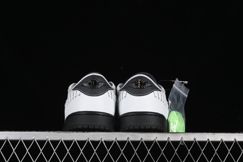 Nike Air Jordan 1 Low Method of Make Casual Sneakers with Metallic Grey Design - HM3689-001