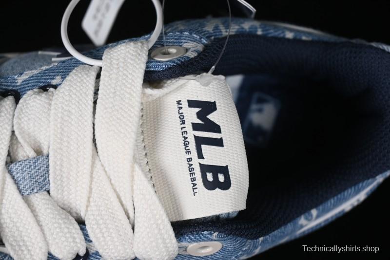 New York Yankees MLB Chunky Liner Denim Basic Platform Sandals - 3ASXCDC4N50BLS