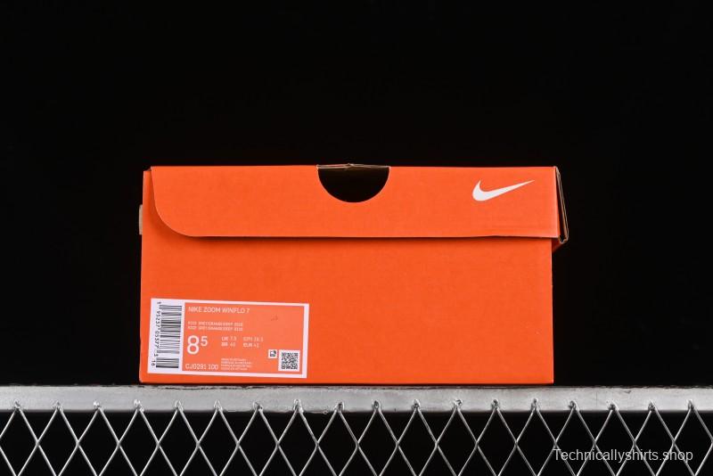 Nike Zoom Winflo 7 Moon Landing Series Casual Cushion Running Shoes - CJ0291-100