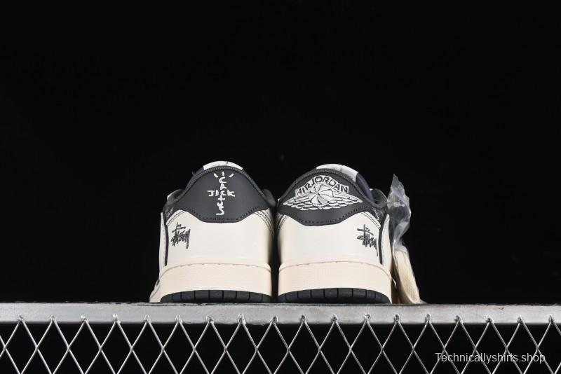 Nike Air Jordan 1 Low OG SP Travis Scott x Fragment Design Collaboration Sneakers - SJ2068-123