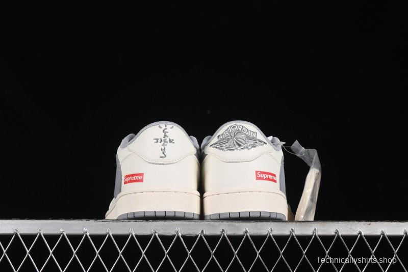 Nike Travis Scott x Fragment Design x Air Jordan 1 Low OG SP AJ1 Supreme Collaboration - XZ1168-003