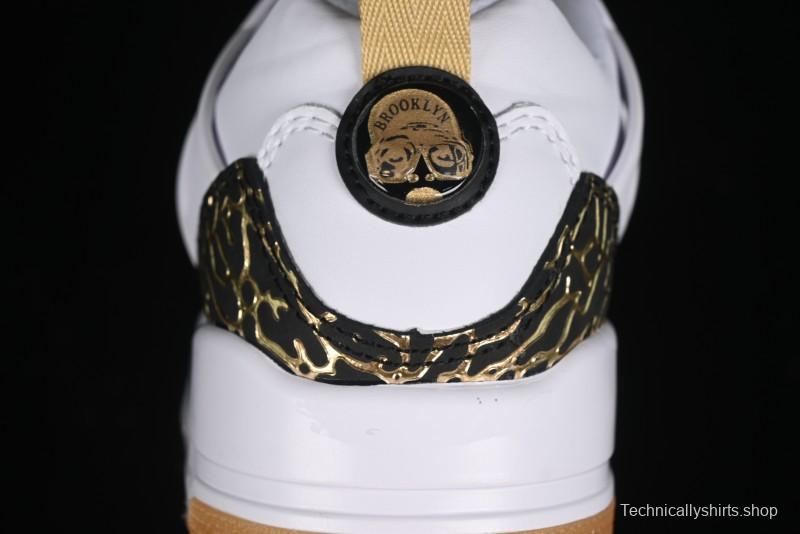 Nike Jordan Spizike Low Casual Shoes with Cracked Leather Design - HJ9019-100