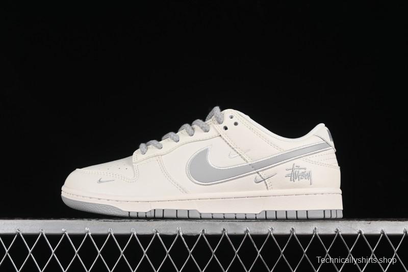Nike SB Dunk Low Stussy Anniversary Custom Low-Top Casual Sneakers - SJ2068-282