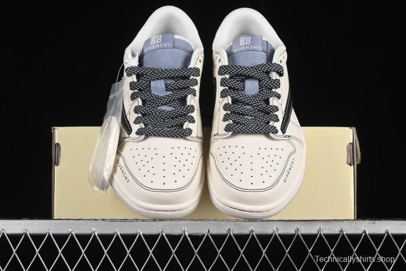 Nike Travis Scott x Fragment Design x Air Jordan 1 Low OG SP AJ1 Low Top Casual Sneakers - XY2688-111