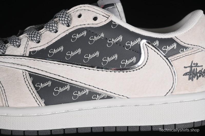 Nike Travis Scott x Fragment Design x Air Jordan 1 Low OG SP AJ1 Retro Sneakers - XZ3398-002