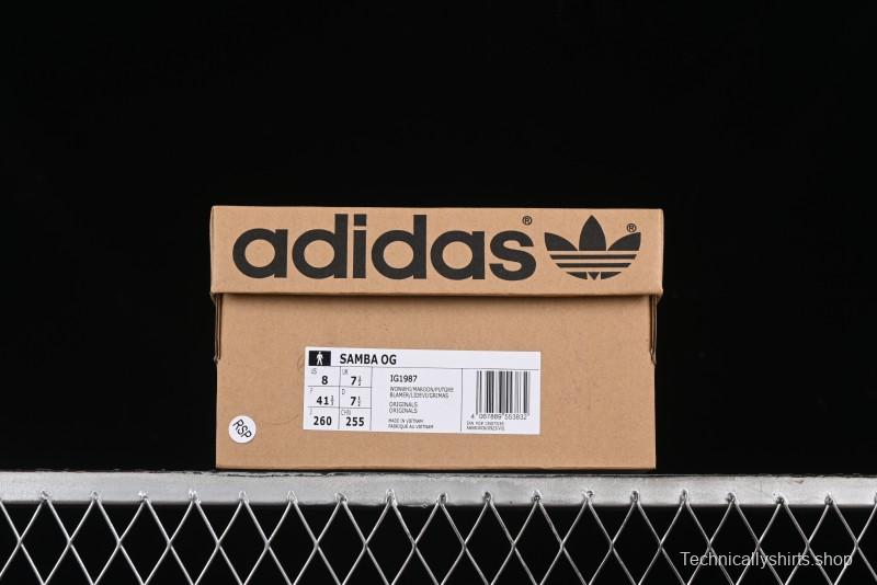 Adidas Originals Samba OG Retro Casual Sneakers - IG1987