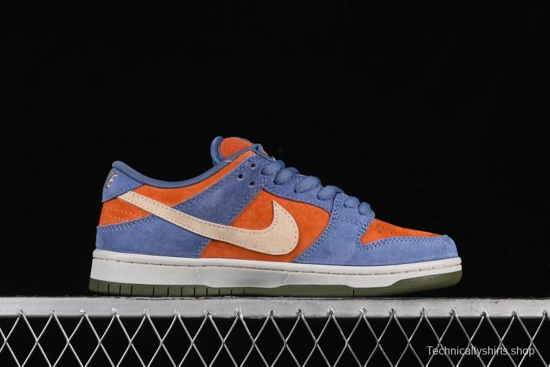 Nike SB Dunk Low Light Carbon/Monarch Maillard Style Low-Top Casual Skate Shoes - HF3063-002