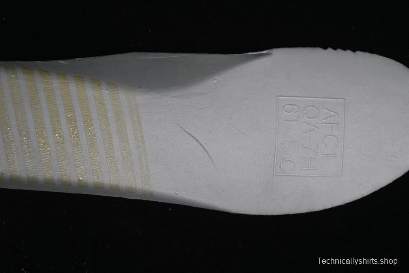 Nike Air Force 1 '07 Mid Hand-Painted White Green with Swoosh Shadow and Strap - CW2289-111