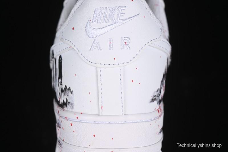 Nike Air Force 1 '07 Low Black Myth Wukong Custom Spray-Painted Gift Box Low-Top Casual Sneakers - ZH0316-045