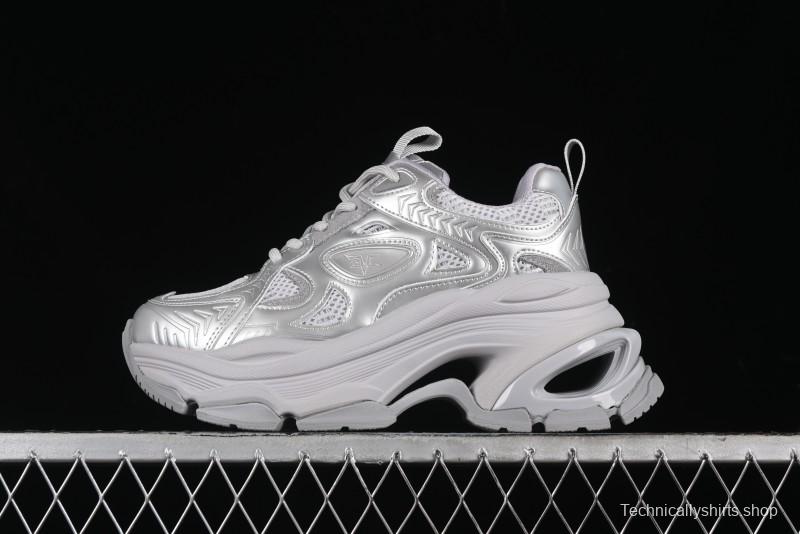 GG-CC Platform Sneakers with Chunky Sole for Casual Wear and Running - G24X9833