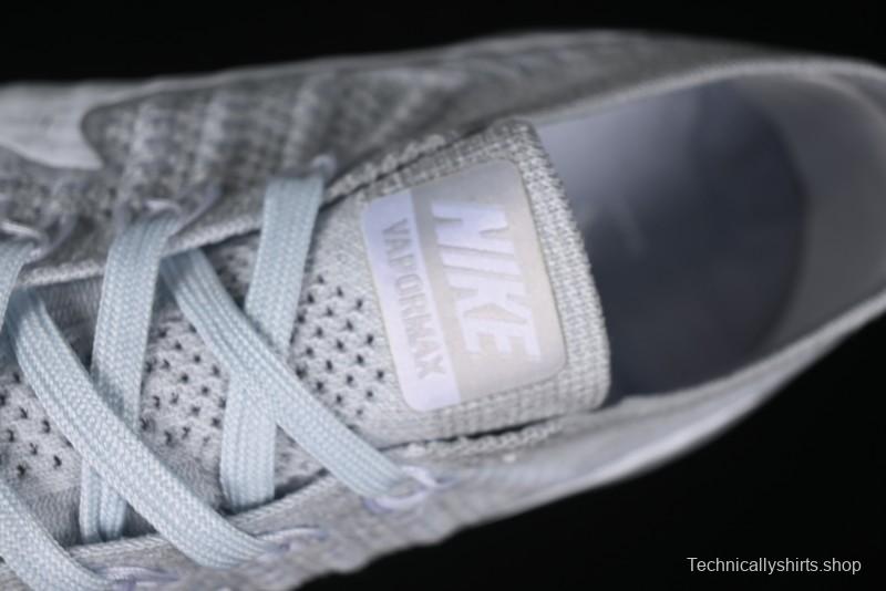 Nike Vapormax Flyknit Breathable Casual Running Shoes with Full-Length Air Cushion - 849558-100