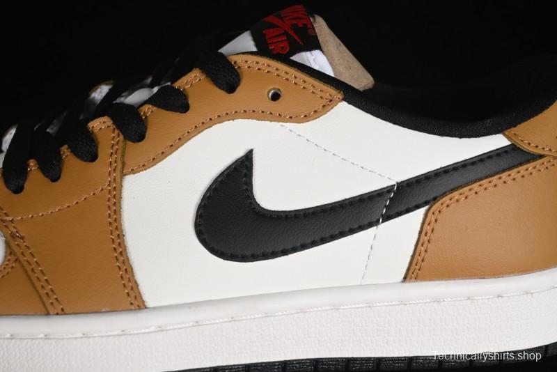 Nike Air Jordan 1 Low OG AJ1 Black Brown Low-Top Lifestyle Basketball Shoes - CZ0790-107