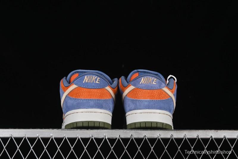 Nike SB Dunk Low Light Carbon/Monarch Maillard Style Low-Top Casual Skate Shoes - HF3063-002