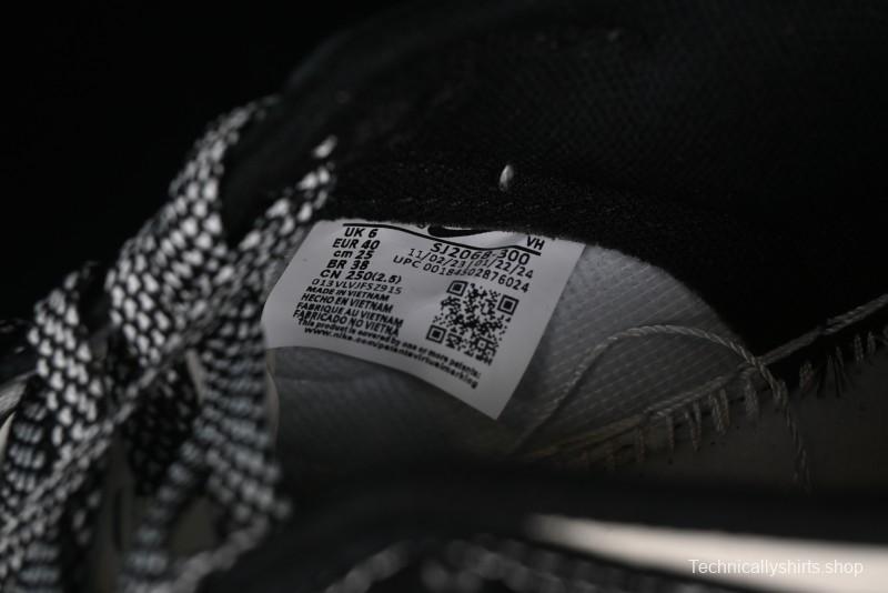 Nike SB Dunk Low Supreme x Stussy Triple Collaboration - Black White Black Swoosh Anniversary Custom Low Top Casual Skate Shoes - SJ2068-300