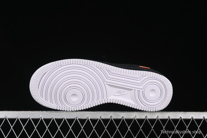 Nike Air Force 1 '07 Low Gucci Bear Collaboration - Midnight Black Low-Top Casual Sneakers - KK1988-007