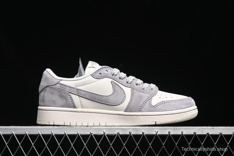 Nike Travis Scott x Fragment Design x Air Jordan 1 Low OG SP AJ1 Low Top Casual Sneakers - XS3086-001